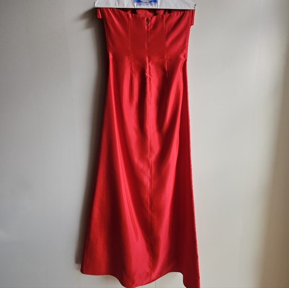 Vintage Jessica McClintock for Gunnel Sax Strapless Gown - Picture 7 of 12